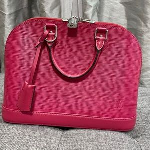 NEW Louis Vuitton PINK 💓 Alma PM Epi Leather